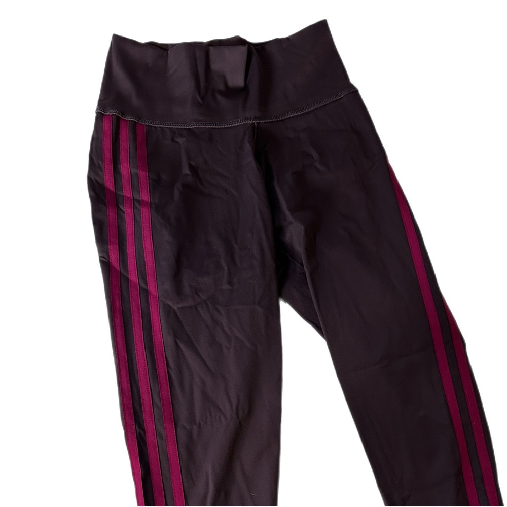 Adidas leggings Size Small - Burgundy and pink